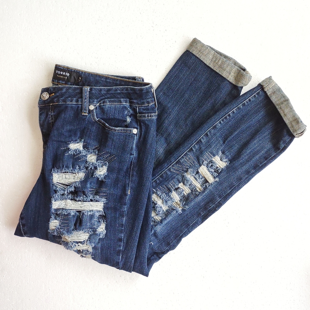 Torrid Distressed Skinny Jean 16